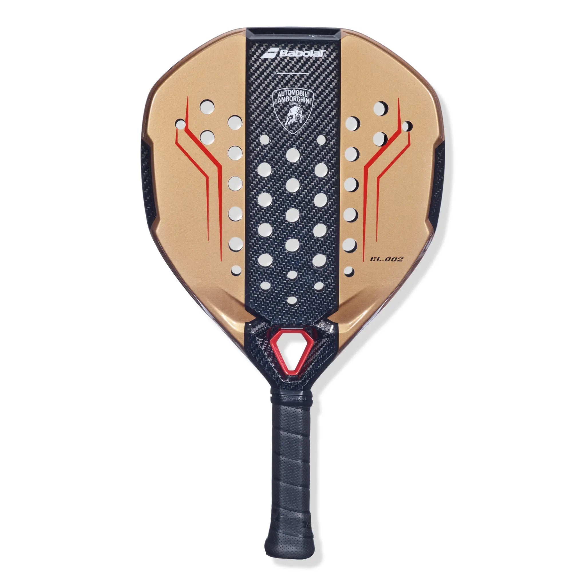 Front View of Babolat x Lamborghini Padel Racket BL.002 Bronze BL.002